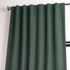 Pine Forest Textured Bellino Room Darkening Curtain -Chic Curtains Shop BOCH PL1806 49012 4