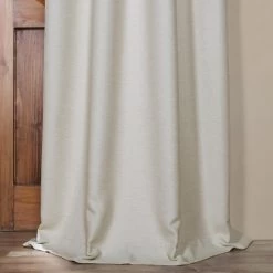 Oat Cream Grommet Textured Bellino Room Darkening Curtain -Chic Curtains Shop BOCH PL4201 GR 25895 3