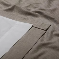 Taupe Grey Grommet Textured Cotton Bark Weave Curtain 8 Taupe Grey Grommet Textured Cotton Bark Weave Curtain -Chic Curtains Shop BWLK 1855 GR 49115 3