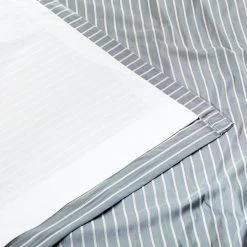 Weekend Blue Striped Hand Weaved Cotton Curtain -Chic Curtains Shop CC CD17 15296 5