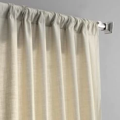 Light Beige Textured Cotton Linen Weave Curtain 11 Light Beige Textured Cotton Linen Weave Curtain -Chic Curtains Shop CCLK 1803A 49047 2