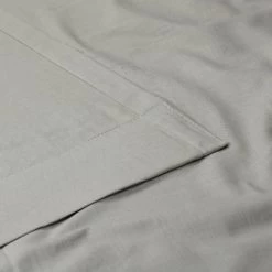 Mist Grey Textured Cotton Linen Weave Curtain -Chic Curtains Shop CCLK 1805A 49051 5