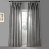 Shady Grey Classic Cotton Curtain Pair (2 Panels) 1 Shady Grey Classic Cotton Curtain Pair (2 Panels) -Chic Curtains Shop CCSH 2004 68811