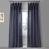 Acai Blue Classic Cotton Curtain Pair (2 Panels) 2 Acai Blue Classic Cotton Curtain Pair (2 Panels) -Chic Curtains Shop CCSH 2006 68813