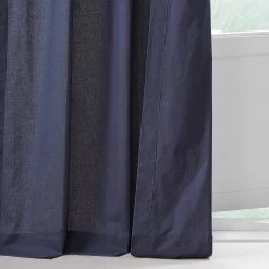 Acai Blue Classic Cotton Curtain Pair (2 Panels) -Chic Curtains Shop CCSH 2006 68813 5