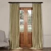 Stardust Silver Cotton Silk Curtain -Chic Curtains Shop CTSK 161003 37364