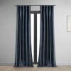 Reevan Blue Striped Silk Curtain 1 Reevan Blue Striped Silk Curtain -Chic Curtains Shop DS MRJSTK5020 98117