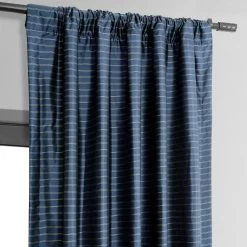 Reevan Blue Striped Silk Curtain 10 Reevan Blue Striped Silk Curtain -Chic Curtains Shop DS MRJSTK5020 98117 2