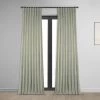 Mallur Taupe Grey Striped Silk Curtain 2 Mallur Taupe Grey Striped Silk Curtain -Chic Curtains Shop DS MRJSTK5039 98121