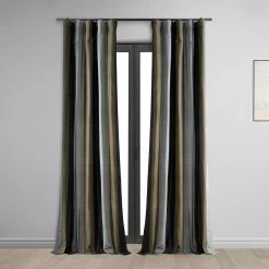 Manna Multi Striped Silk Curtain
