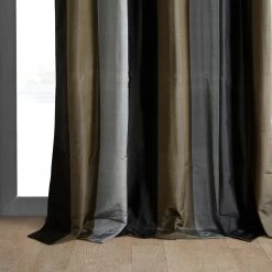 Manna Multi Striped Silk Curtain -Chic Curtains Shop DS MRJSTK5050 98124 3