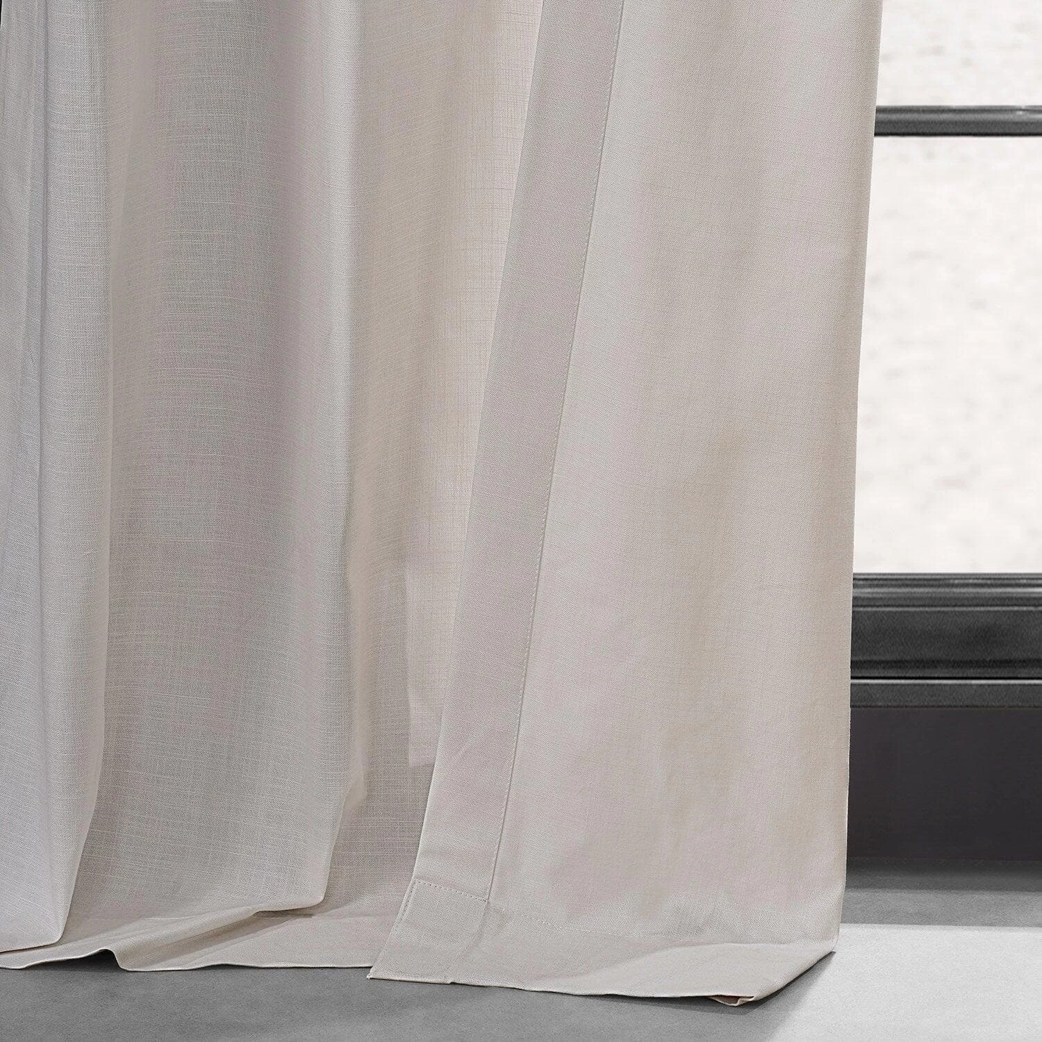 Supreme Cream Grommet Dune Textured Cotton Curtain Pair (2 Panels) 5 Supreme Cream Grommet Dune Textured Cotton Curtain Pair (2 Panels) - Image 3
