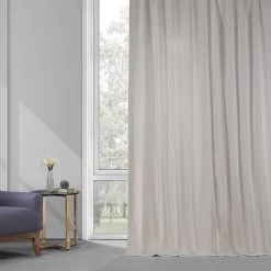 Supreme Cream Dune Textured Cotton Curtain Pair (2 Panels) -Chic Curtains Shop DTCC 20802 74962