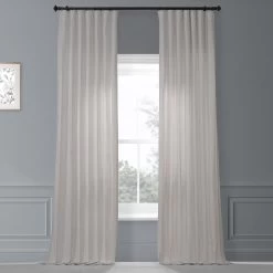 Supreme Cream Dune Textured Cotton Curtain Pair (2 Panels)