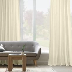 Fable Beige French Pleat Dune Textured Cotton Curtain -Chic Curtains Shop DTCC 20803 FP 98280 5