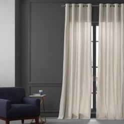 Fable Beige Grommet Dune Textured Cotton Curtain Pair (2 Panels) 13 Fable Beige Grommet Dune Textured Cotton Curtain Pair (2 Panels) -Chic Curtains Shop DTCC 20803 GR 74967