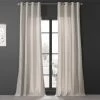 Fable Beige Grommet Dune Textured Cotton Curtain Pair (2 Panels) -Chic Curtains Shop DTCC 20803 GR 74967 1