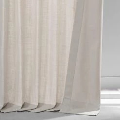 Fable Beige Dune Textured Cotton Curtain Pair (2 Panels) -Chic Curtains Shop DTCC 20803 74963 5