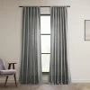 Dark Grey Dune Textured Cotton Curtain Pair (2 Panels) -Chic Curtains Shop DTCC 21111 94409