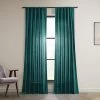 Dark Teal Dune Textured Cotton Curtain Pair (2 Panels) -Chic Curtains Shop DTCC 21113 94411