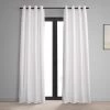 Prime White Grommet Dune Textured Cotton Hotel Blackout Curtain -Chic Curtains Shop DTCC BO20801 GR.8A