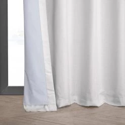 Prime White Grommet Dune Textured Cotton Hotel Blackout Curtain -Chic Curtains Shop DTCC BO20801 GR.8H