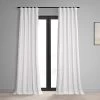 Prime White Dune Textured Cotton Hotel Blackout Curtain -Chic Curtains Shop DTCC BO20801.7A