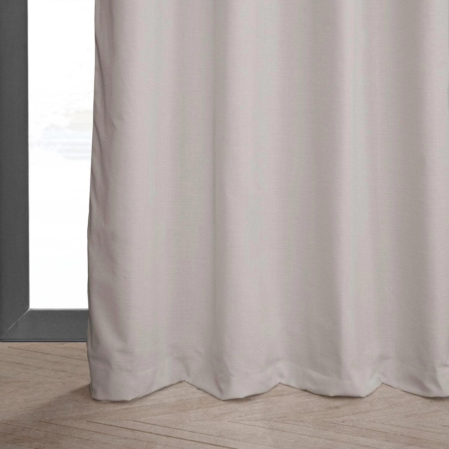 Supreme Cream Grommet Dune Textured Cotton Hotel Blackout Curtain 6 Supreme Cream Grommet Dune Textured Cotton Hotel Blackout Curtain - Image 4