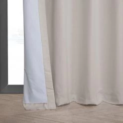 Supreme Cream Grommet Dune Textured Cotton Hotel Blackout Curtain 10 Supreme Cream Grommet Dune Textured Cotton Hotel Blackout Curtain -Chic Curtains Shop DTCC BO20802 GR.4H
