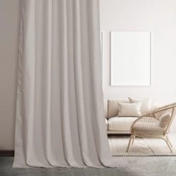 Supreme Cream Dune Textured Cotton Hotel Blackout Curtain -Chic Curtains Shop DTCC BO20802.3AX