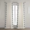 Sago Black Bordered Cotton Curtain -Chic Curtains Shop DTCC SB220606 front view 1e96ba62 ebaa 4d47 9329 e2d3a641f609