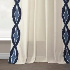 Sorong Royal Blue Bordered Cotton Curtain 12 Sorong Royal Blue Bordered Cotton Curtain -Chic Curtains Shop DTCC SB220612 floor break c99f3664 7048 4a85 a43e 3605c8f54b96