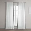 White & Dark Grey Thin Frame Bordered Dune Textured Cotton Curtain -Chic Curtains Shop DTCC TFB230311 front view