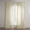 Cream & Ochre Thin Frame Bordered Dune Textured Cotton Curtain 2 Cream & Ochre Thin Frame Bordered Dune Textured Cotton Curtain -Chic Curtains Shop DTCC TFB230312 front view