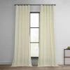 Ivory Dobby Linen Curtain -Chic Curtains Shop DWFL 221003 front view