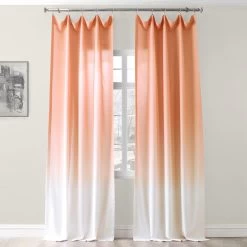 Salmon Ombre Faux Linen Curtain 12 Salmon Ombre Faux Linen Curtain -Chic Curtains Shop FELCH OMB1715 49450 1