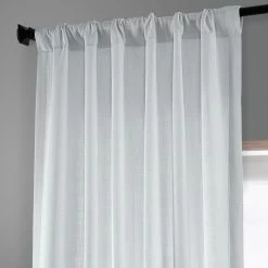 Rice White Heavy Faux Linen Curtain 11 Rice White Heavy Faux Linen Curtain -Chic Curtains Shop FHLCH VET13191 25678 4