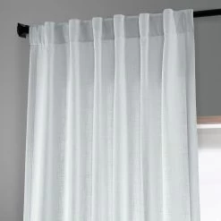 Rice White Heavy Faux Linen Curtain 10 Rice White Heavy Faux Linen Curtain -Chic Curtains Shop FHLCH VET13191 25678 5