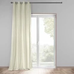 Barley Grommet Heavy Faux Linen Curtain 13 Barley Grommet Heavy Faux Linen Curtain -Chic Curtains Shop FHLCH VET13192 GR 25682 1