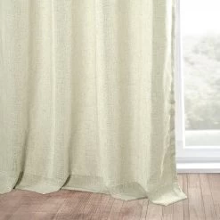 Barley Grommet Heavy Faux Linen Curtain 11 Barley Grommet Heavy Faux Linen Curtain -Chic Curtains Shop FHLCH VET13192 GR 25682 4