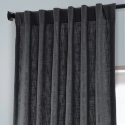 Slate Grey Heavy Faux Linen Curtain 10 Slate Grey Heavy Faux Linen Curtain -Chic Curtains Shop FHLCH VET13195 25686 5