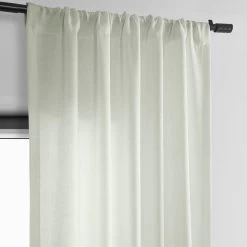 Light Ivory Classic Faux Linen Curtain -Chic Curtains Shop FLCH C922601 96990 2