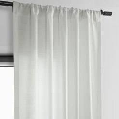 Off White Classic Faux Linen Curtain -Chic Curtains Shop FLCH C922604 96993 2