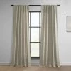 Light Taupe Classic Faux Linen Curtain -Chic Curtains Shop FLCH C922609 96998