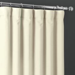 Gravity Ivory Italian Faux Linen Curtain -Chic Curtains Shop FLCH FM20128 63428 2