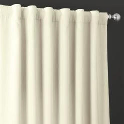 Gravity Ivory Italian Faux Linen Curtain -Chic Curtains Shop FLCH FM20128 63428 4