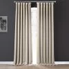 Fossil Grey Italian Faux Linen Curtain -Chic Curtains Shop FLCH FM20129 63430 1