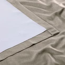 Fossil Grey Italian Faux Linen Curtain 12 Fossil Grey Italian Faux Linen Curtain -Chic Curtains Shop FLCH FM20129 63430 5