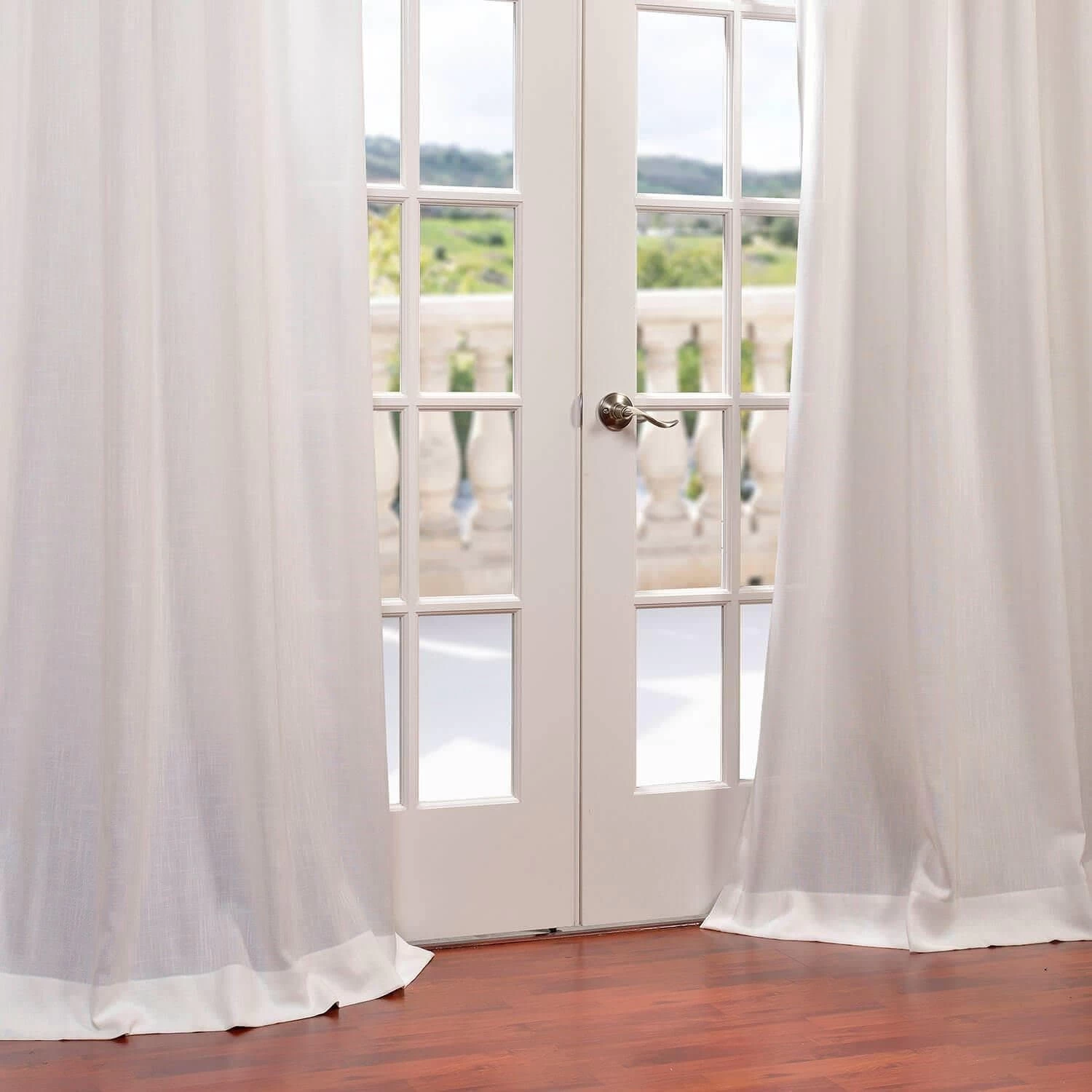 Cloud Grommet Faux Linen Curtain 6 Cloud Grommet Faux Linen Curtain - Image 4