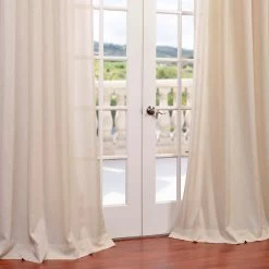 Sand Grommet Faux Linen Curtain -Chic Curtains Shop FLCH YL7972 GR 25672 2